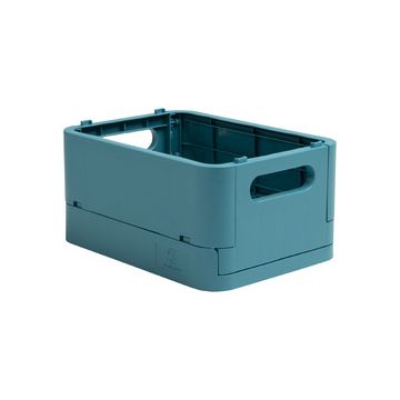 EXACOMPTA Boîte de rangement Smart Case Midi, bleu pacifique