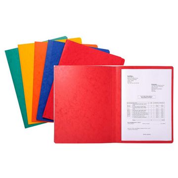 EXACOMPTA Chemise LUSTRO dos rainé, 240 x 320 mm, rouge x50