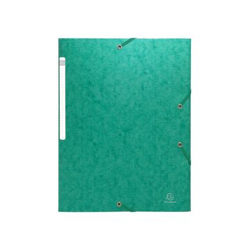 EXACOMPTA Chemise à élastique Scotten, carton, A4, vert
