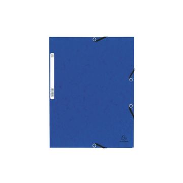 EXACOMPTA Chemise à élastique, A4, en carton, noir x10