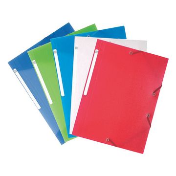 EXACOMPTA Chemise à élastiques Chromaline, PP, A4, blanc