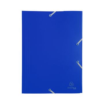 EXACOMPTA Chemise à élastiques Opaque Eco, PP, A4, assorti x10