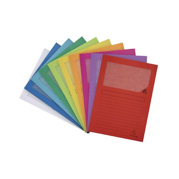 EXACOMPTA Chemise à fenêtre FOREVER, A4, 130 g/m2, violet