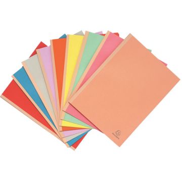 EXACOMPTA Chemise à soufflet, en carton, 320 g/m2, assorti