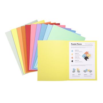 EXACOMPTA Chemises SUPER 250, A4, bleu clair