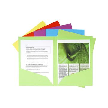 EXACOMPTA Chemises double poche ROCK'S, A4, vert