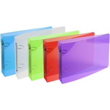 EXACOMPTA Classeur Crystal, dimensions: (L)165 x (H)240 mm x10