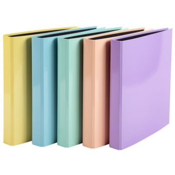 EXACOMPTA Classeur à anneaux Aquarel, 4 anneaux, assorti x10