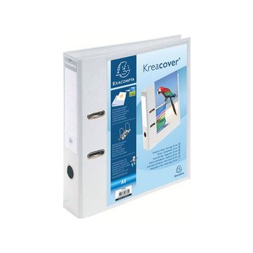 EXACOMPTA Classeur à levier Prem'Touch Kreacover, A4, blanc