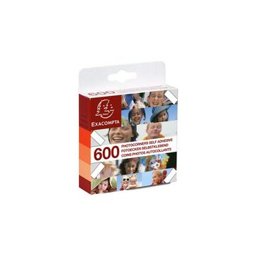 EXACOMPTA Coins pour photos, transparent, autocollant