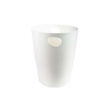 EXACOMPTA Corbeille à papier ECOBIN, 15 litres, blanc