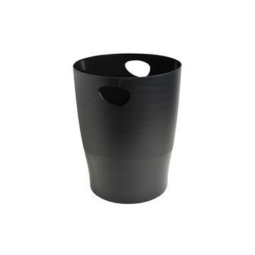 EXACOMPTA Corbeille à papier ECOBIN, 15 litres, noir