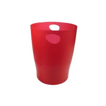 EXACOMPTA Corbeille à papier ECOBIN, 15 litres, rouge carmin