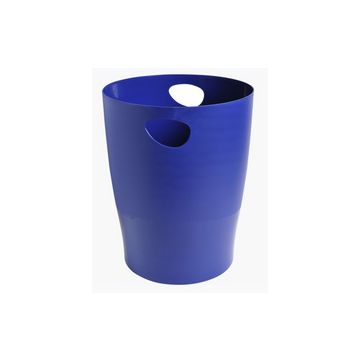 EXACOMPTA Corbeille à papier ECOBIN, PP, 15 litres, bleu