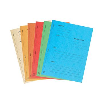 EXACOMPTA Dossiers de plaidoirie "Pour / Contre", turquoise