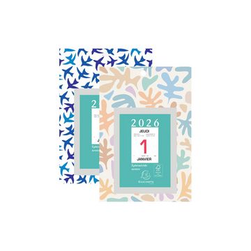 EXACOMPTA Ephéméride mural, 2026, 145 x 215 mm, fond Papier