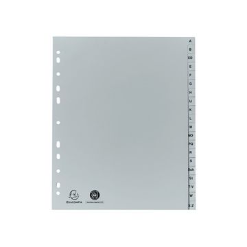 EXACOMPTA Intercalaire en plastique, A-Z, A4, 20 touches
