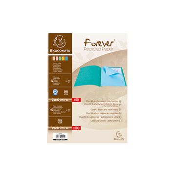 EXACOMPTA Lot de 50 chemises FOREVER + 100 sous-chemises