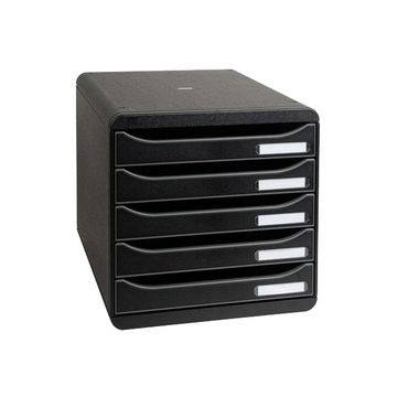EXACOMPTA Module de classement BIG-BOX PLUS, 5 tiroirs, noir