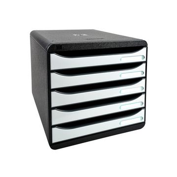 EXACOMPTA Module de classement BIG-BOX PLUS, 5 tiroirs,blanc