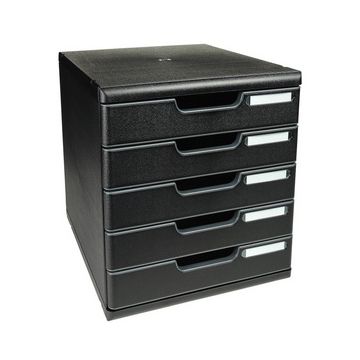 EXACOMPTA Module de classement MODULO A4, 10 tiroirs, noir