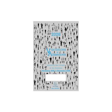 EXACOMPTA Planning des congés 2025/2026, décembre à décembre