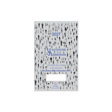 EXACOMPTA Planning des congés 2026/2027, décembre à décembre