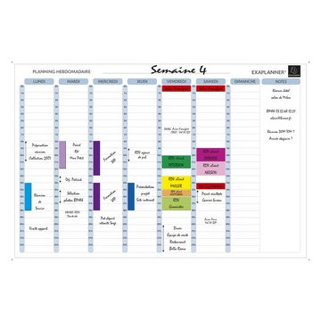 EXACOMPTA Planning magnétique hebdomadaire Exaplanner