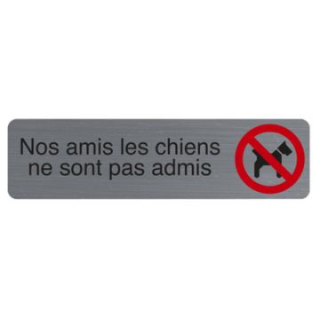 EXACOMPTA Plaque de signalisation "Nos amis les chiens"