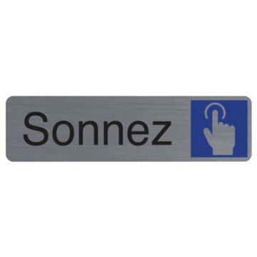 EXACOMPTA Plaque de signalisation "Sonnez"
