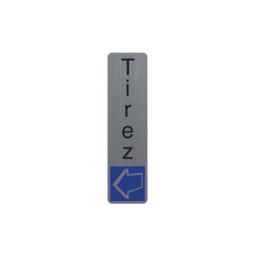 EXACOMPTA Plaque de signalisation "Tirez"