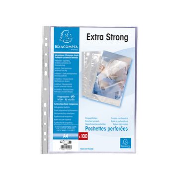 EXACOMPTA Pochette Extra Strong, A4, PP, transparent