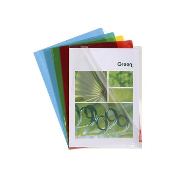 EXACOMPTA Pochette coin, A4, PVC 0,13 mm, assorti