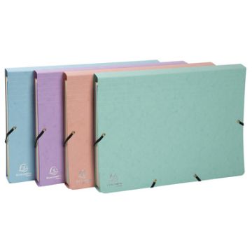 EXACOMPTA Pochette trieur Aquarel, 12 compartiments, assorti x4