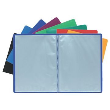 EXACOMPTA Protège-documents, A4, PP, 60 pochettes, rouge