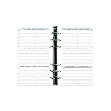 EXACOMPTA Recharge Exatime 17, 2026/2027, 1 semaine/2 pages EXACOMPTA Recharge Exatime 17, 2026/2027, 1 semaine/2 pages
