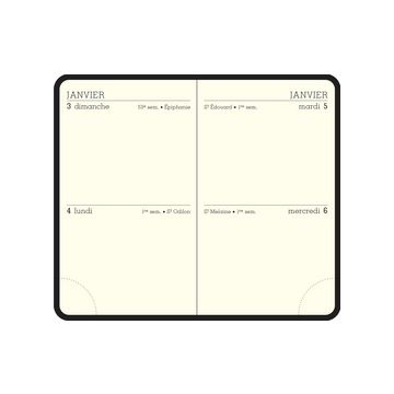 EXACOMPTA Recharge pour agenda MINI 11 2 JOURS, 2026