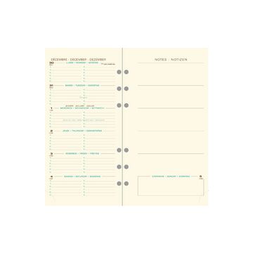 EXACOMPTA Recharge pour organiseur "Exatime 17 Pocket", 2026