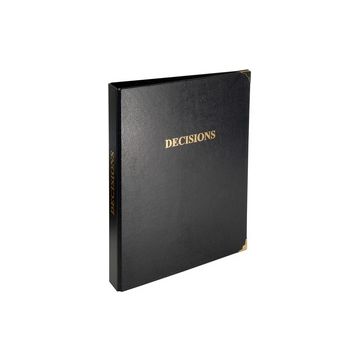 EXACOMPTA Reliure juridique "Décisions" avec recharge