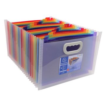 EXACOMPTA Trieur valisette Crystal, 24 compartiments