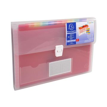 EXACOMPTA Trieur valisette Crystal, 7 compartiments