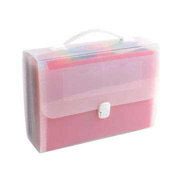 EXACOMPTA Trieur valisette avec poignée Crystal, transparent