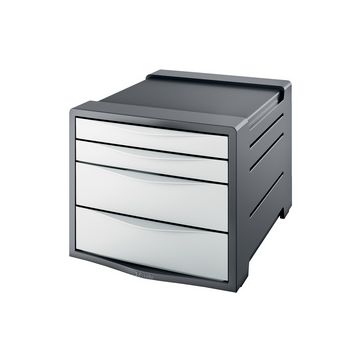 Esselte Module de classement Europost, 4 tiroirs, gris/blanc