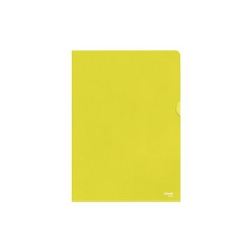 Esselte Pochette coins Standard, A4, PP grainé, jaune