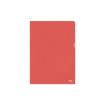 Esselte Pochette coins Standard, A4, PP grainé, rouge