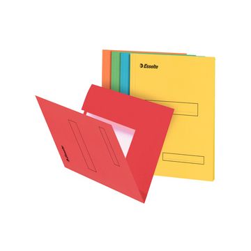Esselte Sous-dossiers pour dossiers suspendus 2 rabats,rouge