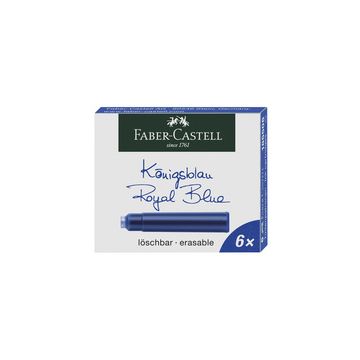 FABER-CASTELL Cartouches d'encre standard, bleu roy