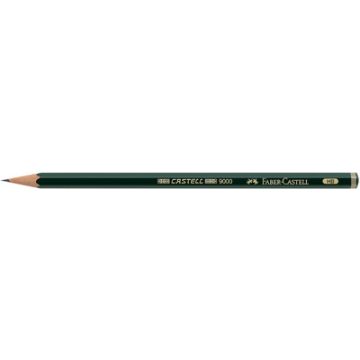 FABER-CASTELL Crayon CASTELL 9000, degré de dureté: 2B