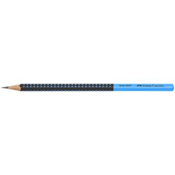 FABER-CASTELL Crayon graphite GRIP 2001 TWO TONE, bleu