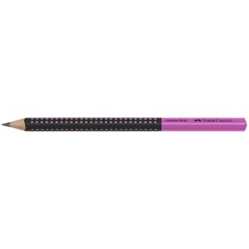 FABER-CASTELL Crayon graphite Jumbo GRIP TWO TONE, rose